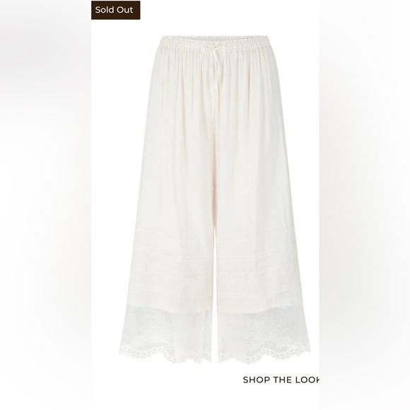 Spell Cream Lace Pants size XL new with tags - Picture 3 of 5